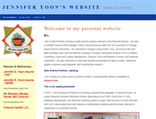 Tablet Screenshot of jenniferyoon.com